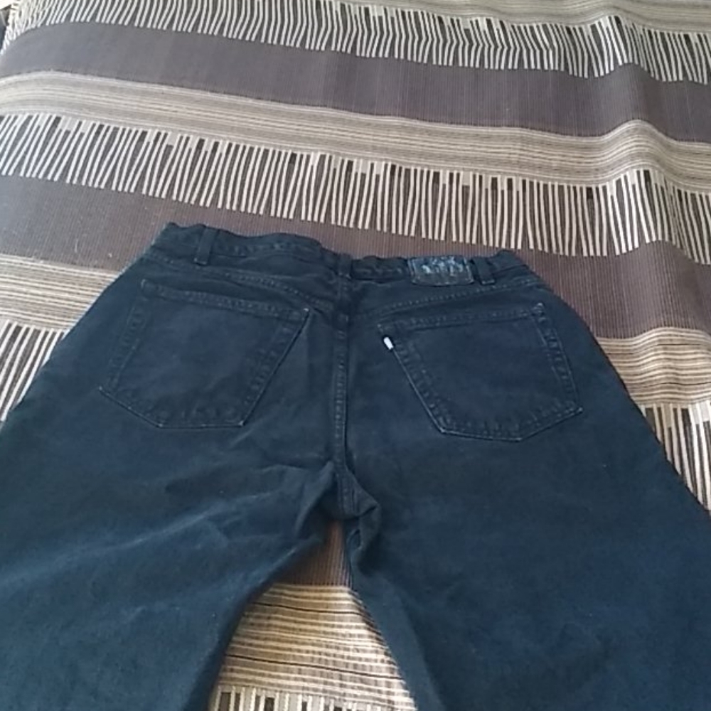Levi's baggy black jeans
